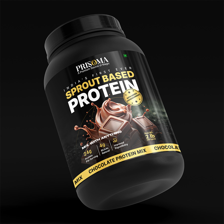 PRISOMA Chocolate Sprout Protein Jar