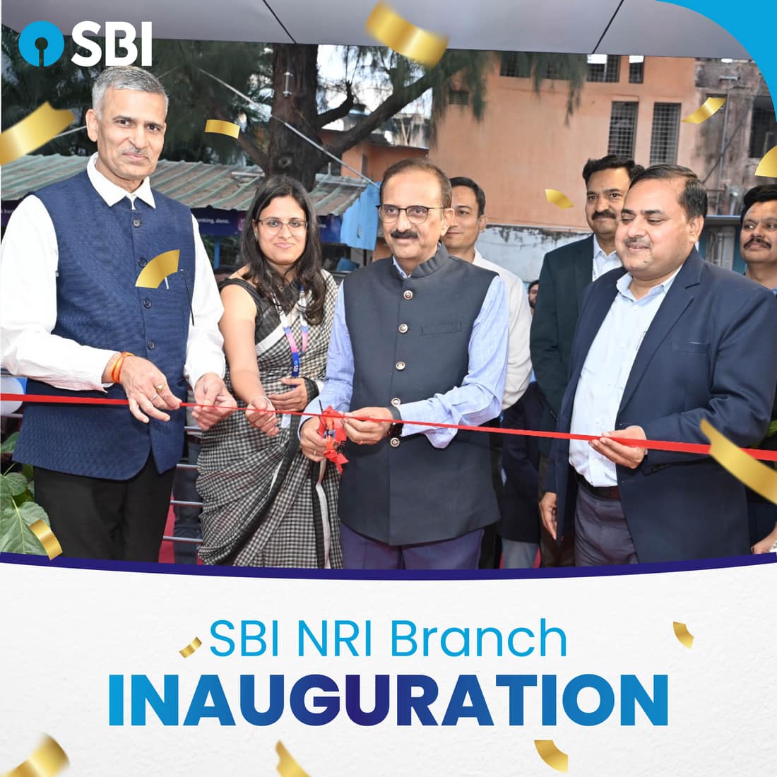 SBI NRI Branch Ribbon Cutting Ceremony